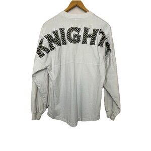 UCF Knights Women's White XS Oversized Long Sleeve Spirit Jersey Tshirt